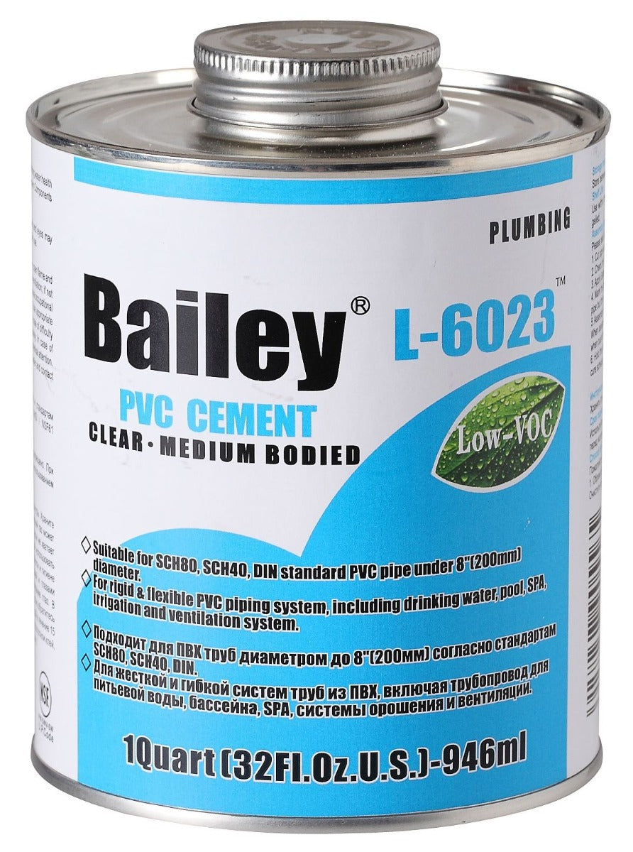 PVC-lim, transparent (Bailey L-6023)