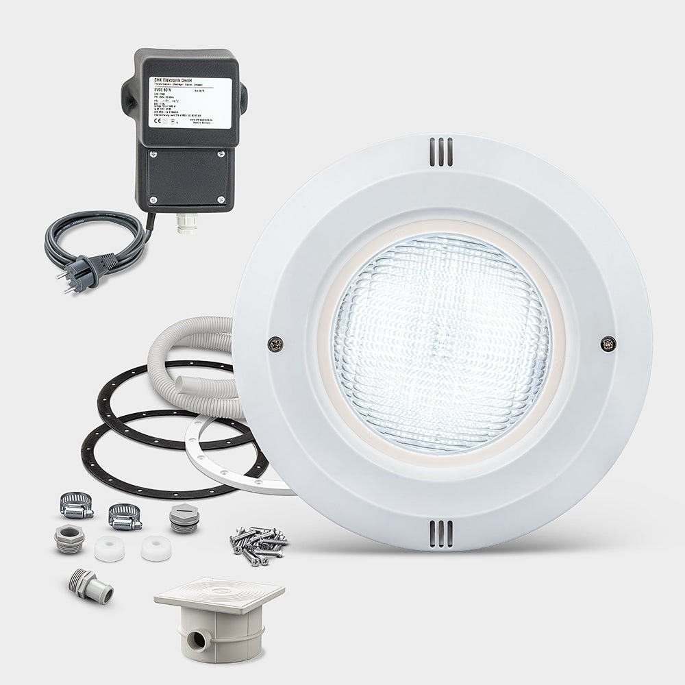 Komplett UWS-set 1 x Professional 20 W vit med kabelbox och 50 VA transformator