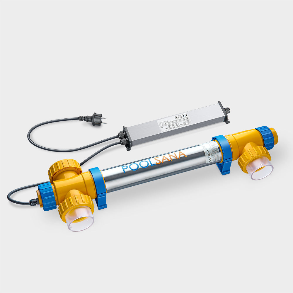 POOLSANA 75W orangeblå UV-sterilisator, V4A