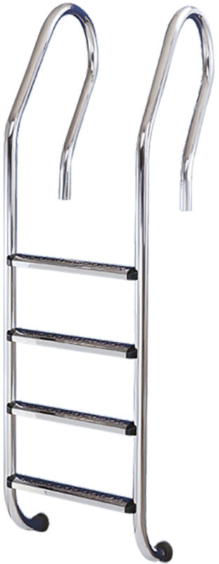 Poolstege Flexinox Mixta elektropolerad (4 Steg), AISI-316L