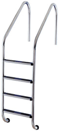 Poolstege Flexinox för överloppspool (4 Steg), AISI-316L