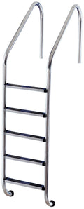 Poolstege Flexinox för överloppspool (5 Steg), AISI-316L
