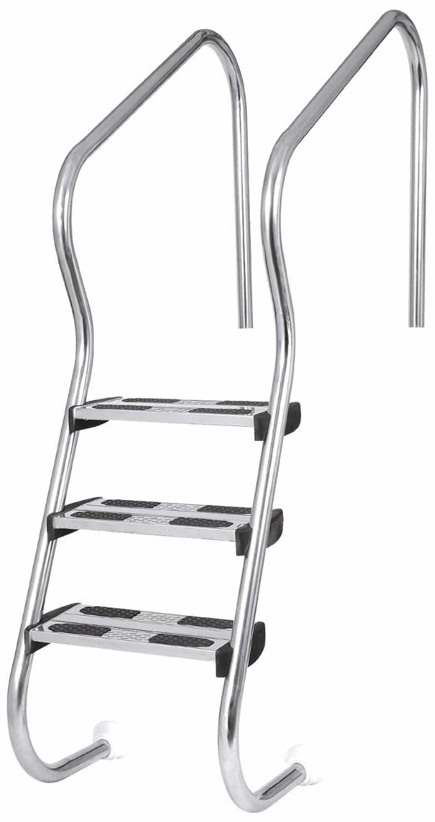 Poolstege Flexinox Easy Access elektropolerad (3 Steg), AISI-316L
