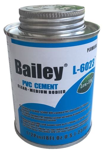 PVC-lim, transparent (Bailey L-6023)