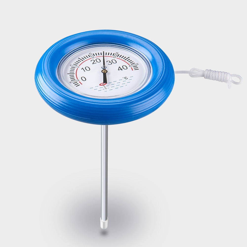 Rund termometer för simbassäng