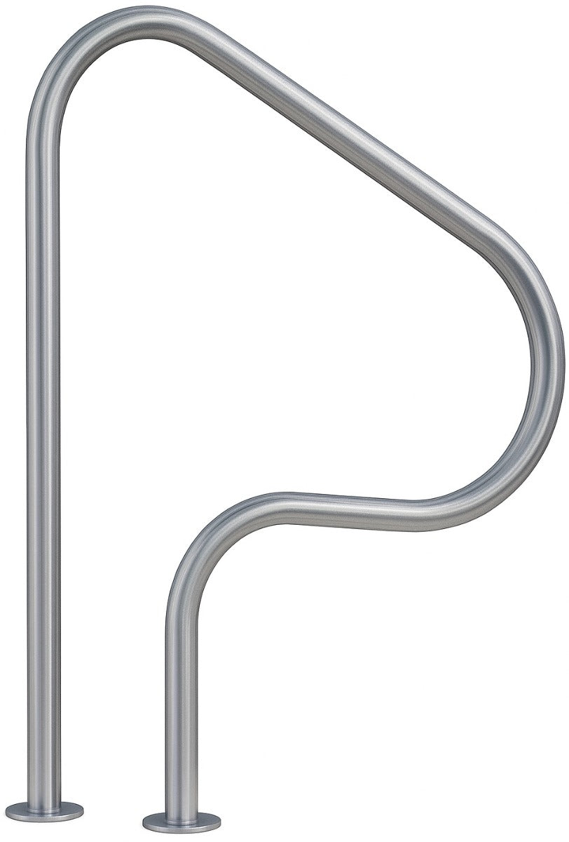 Pool handledare Flexinox 87164018 för romersk trappa FX-04 (800 mm, förankring, AISI-316L)