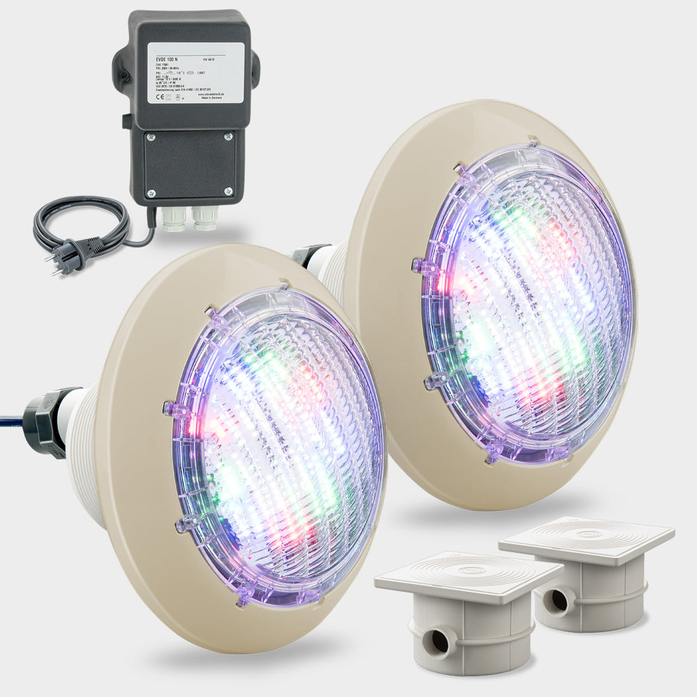 LED-poolbelysning RGB 30W