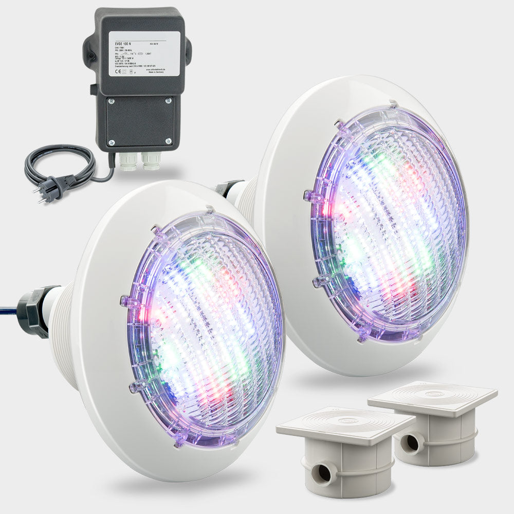 LED-poolbelysning RGB 30W