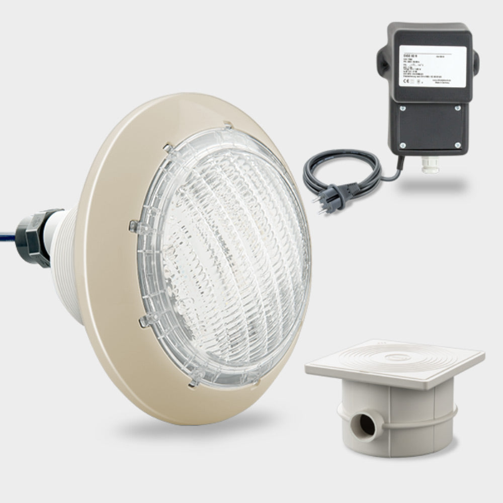 LED-poolbelysning vit 40W