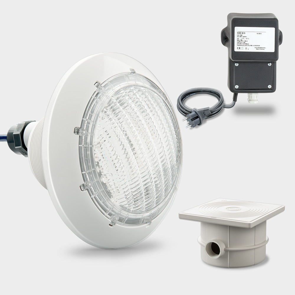 LED-poolbelysning vit 40W