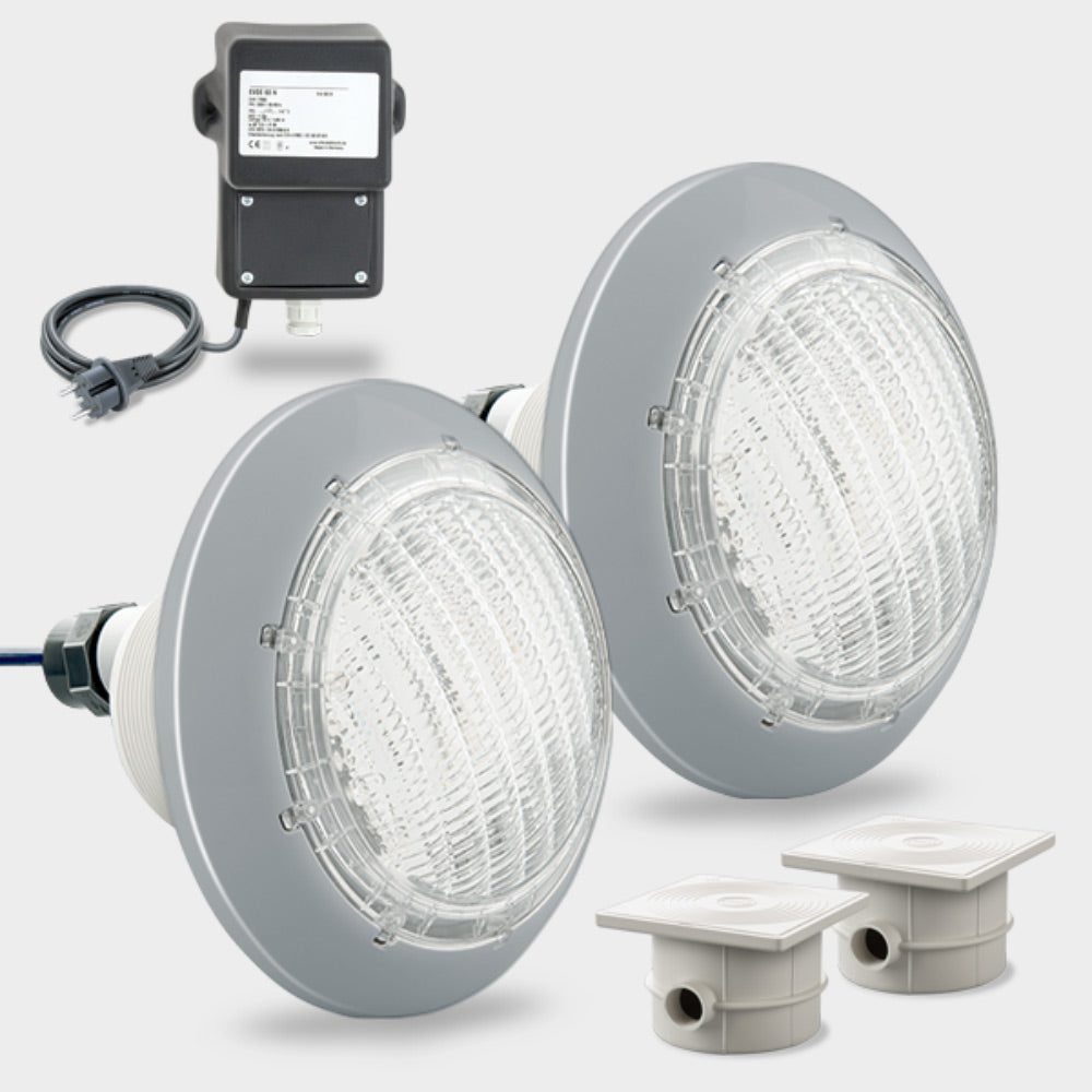 LED-poolbelysning vit 40W
