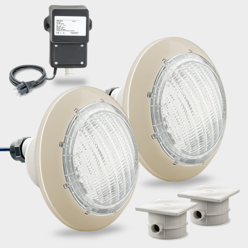 LED-poolbelysning vit 40W