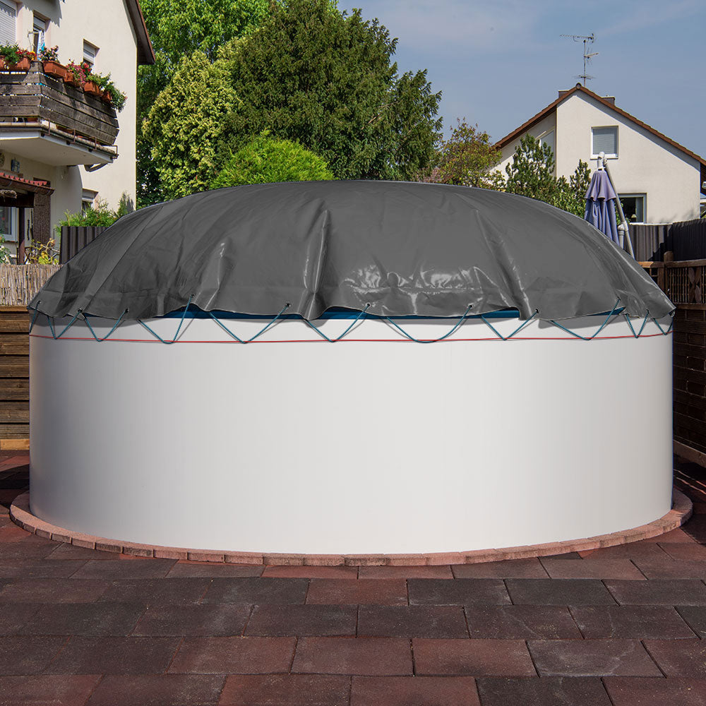 MTH Air Protect poolskydd rund, antracit