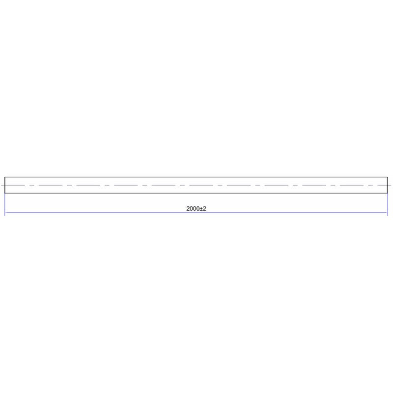 Handledare för pool Emaux L200 (200 cm), AISI-304