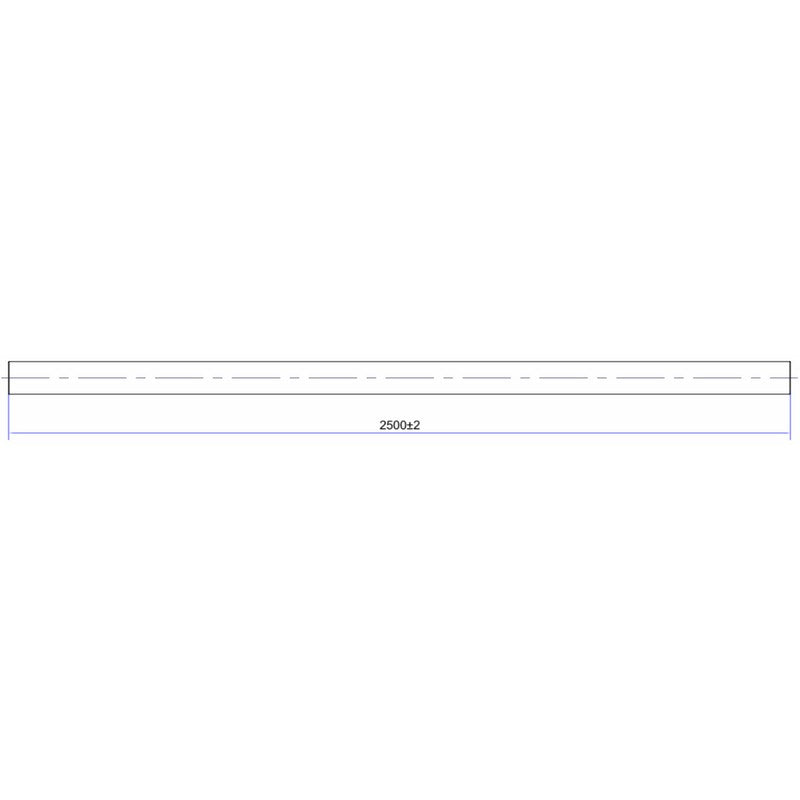 Handledare för pool Emaux L250 (250 cm), AISI-304