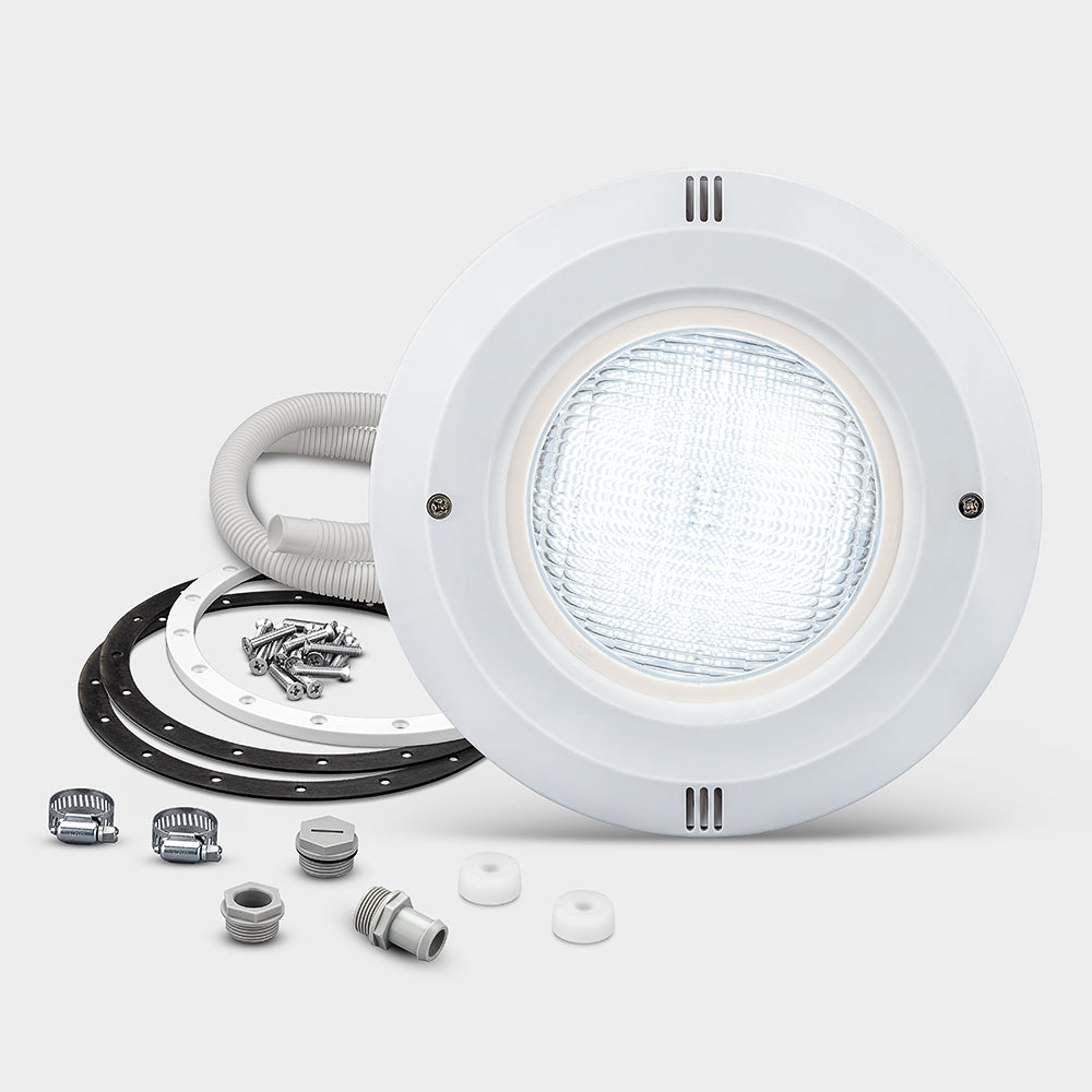 POOLSANA PROFI poolspotlight med LED-lampa vit 20W